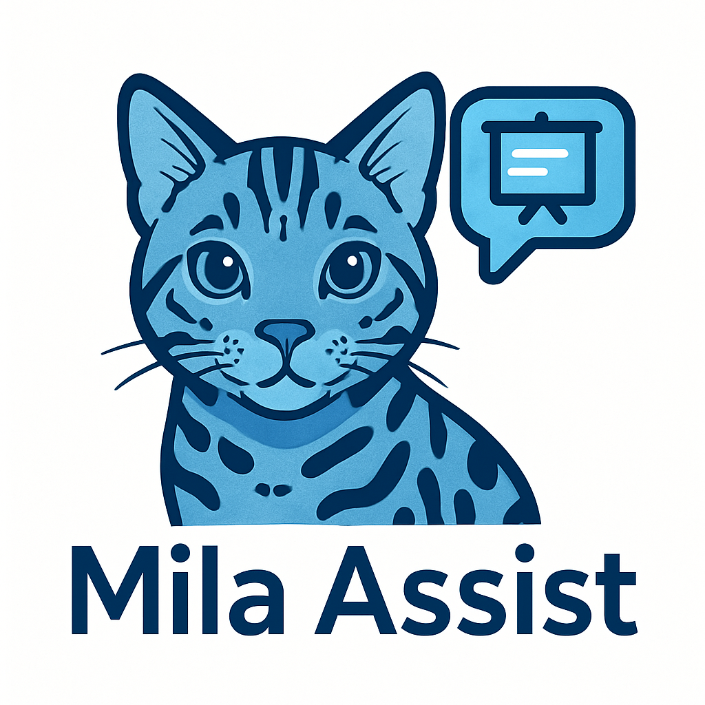 Logo Mila Assist - Assistant virtuel pour streamers